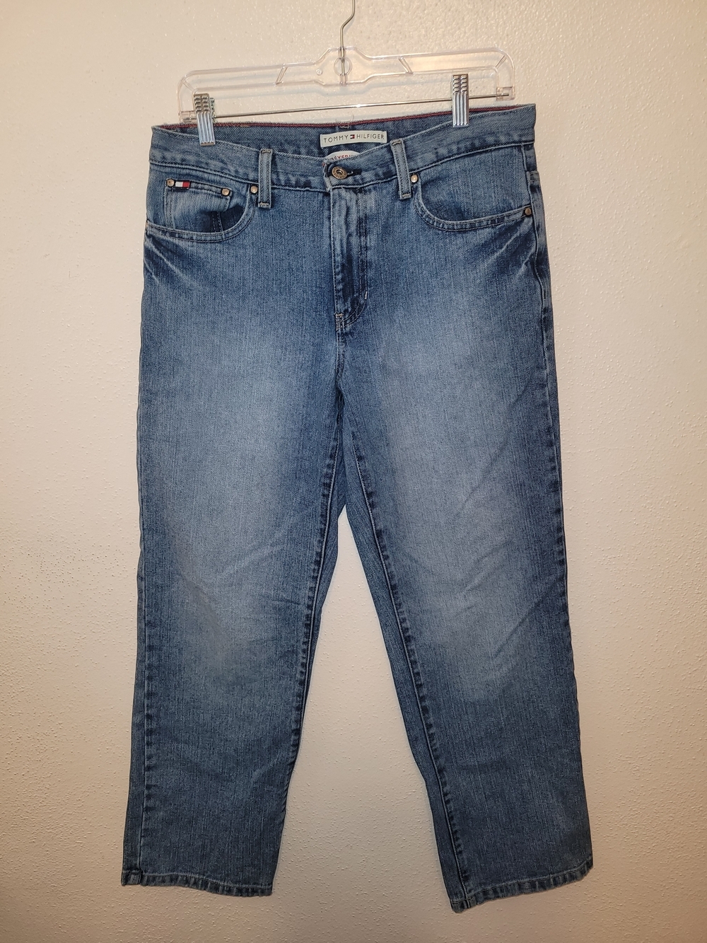 Tommy Hilfiger Womans Boyfriend Denim Jean Vintage Y2K - Picture 1 of 8